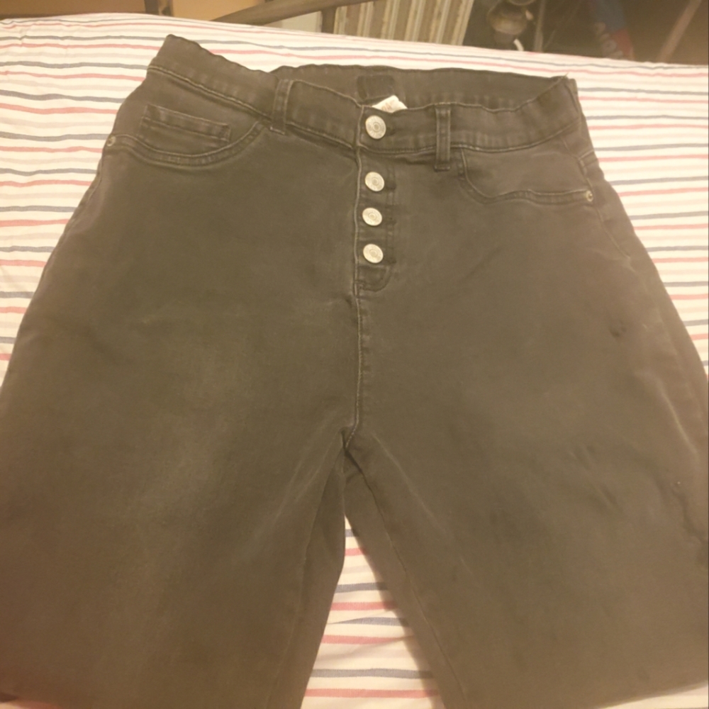 Justice 24 plus distressed jeans